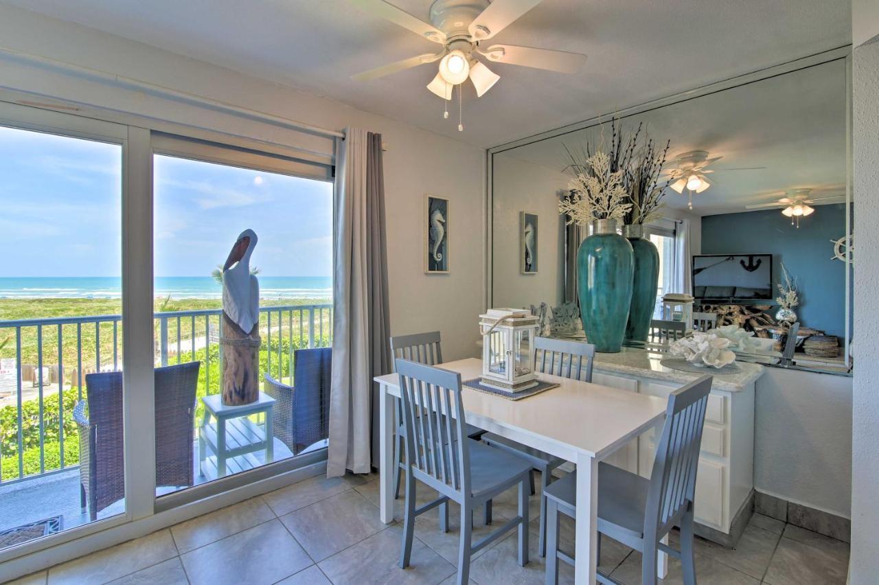 Sunny Oceanfront Condo On South Padre Island Beach Екстериор снимка