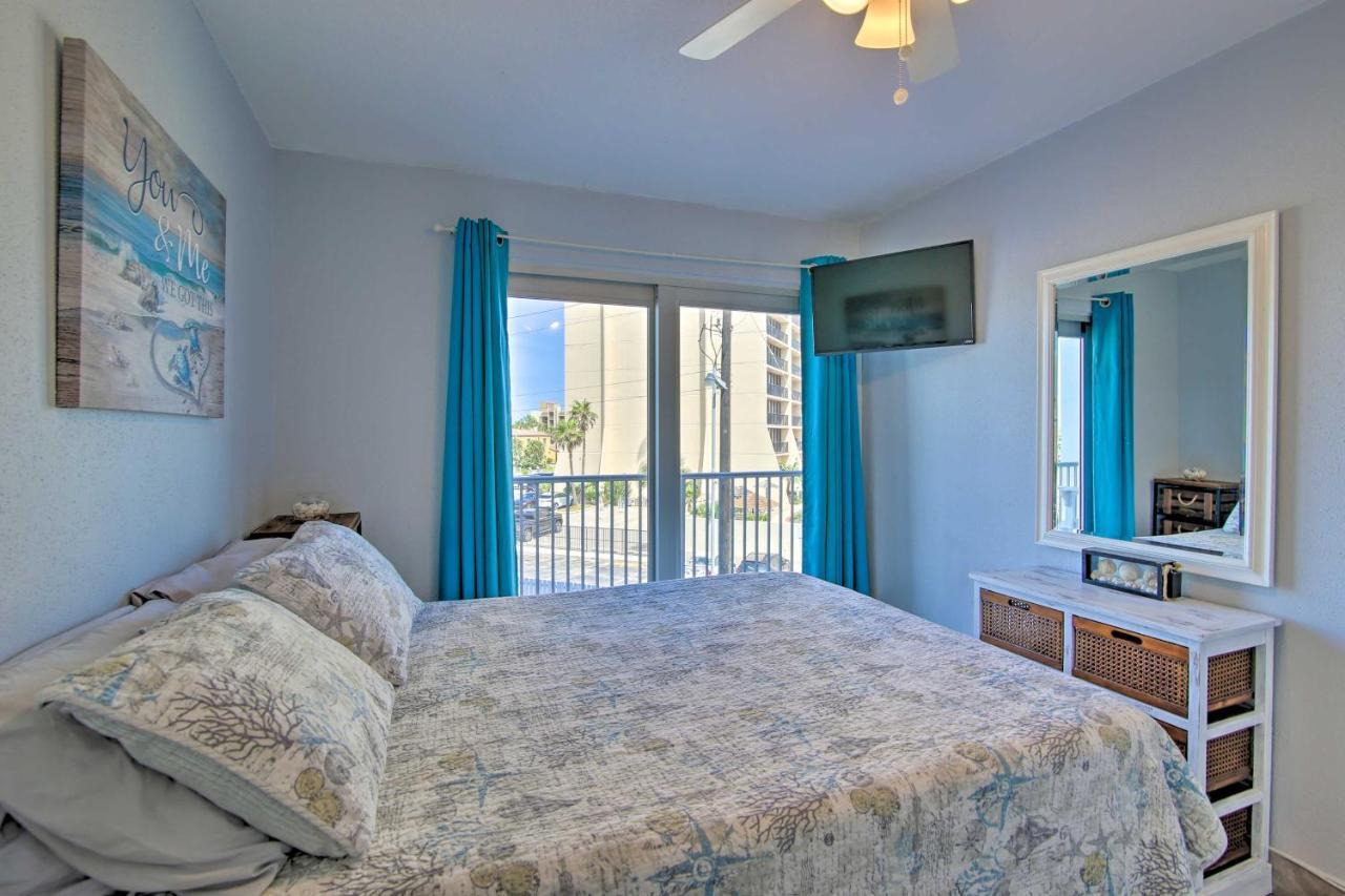 Sunny Oceanfront Condo On South Padre Island Beach Екстериор снимка